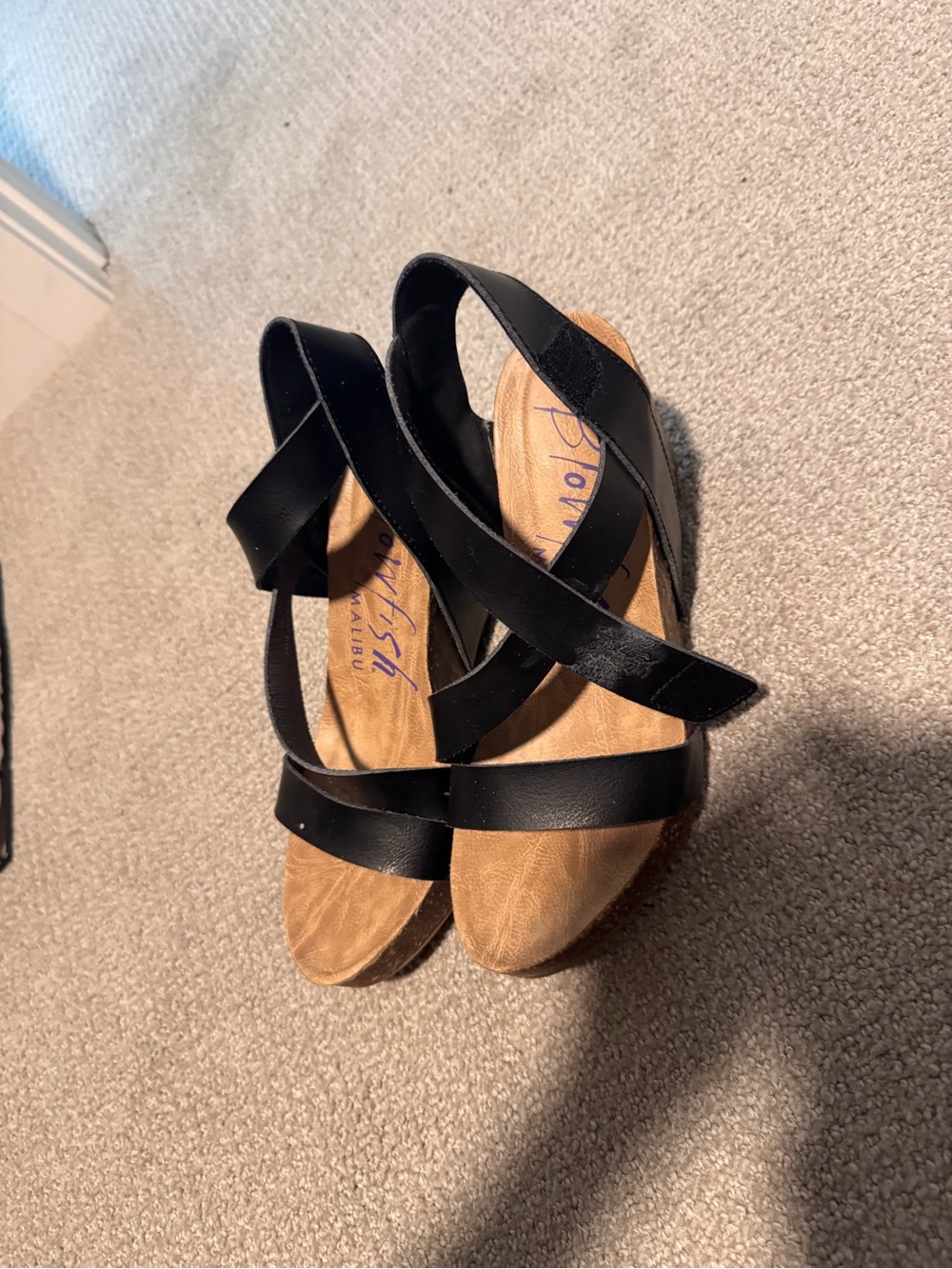 Well worn wedge sandal women’s size 10
